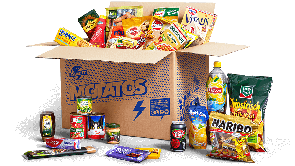 A box with products